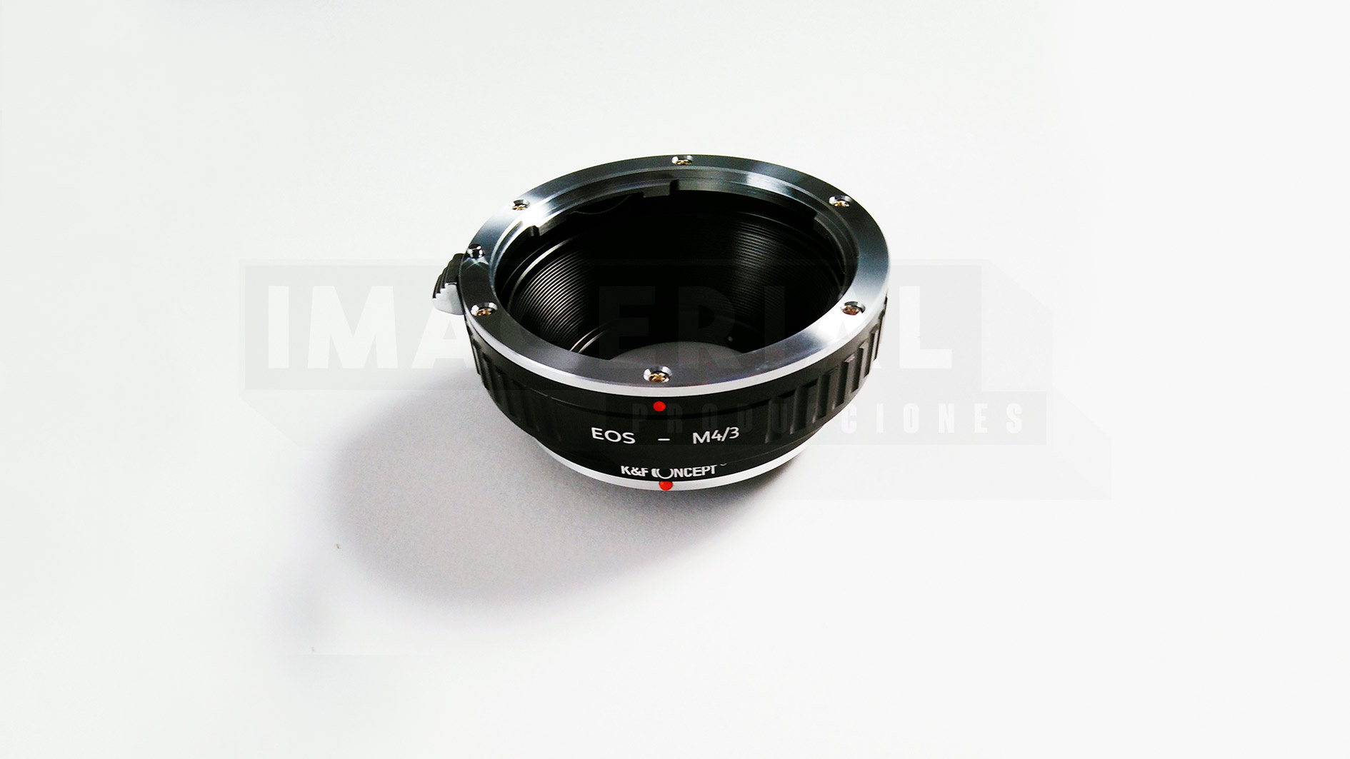 K&F CONCEPT – ADAPTADOR OBJETIVOS DE MONTURA CANON EOS A MICRO 4/3. IMAGERIAL PRODUCCIONES ALQUILER EQUIPOS AUDIOVISUALES EN MADRID.
