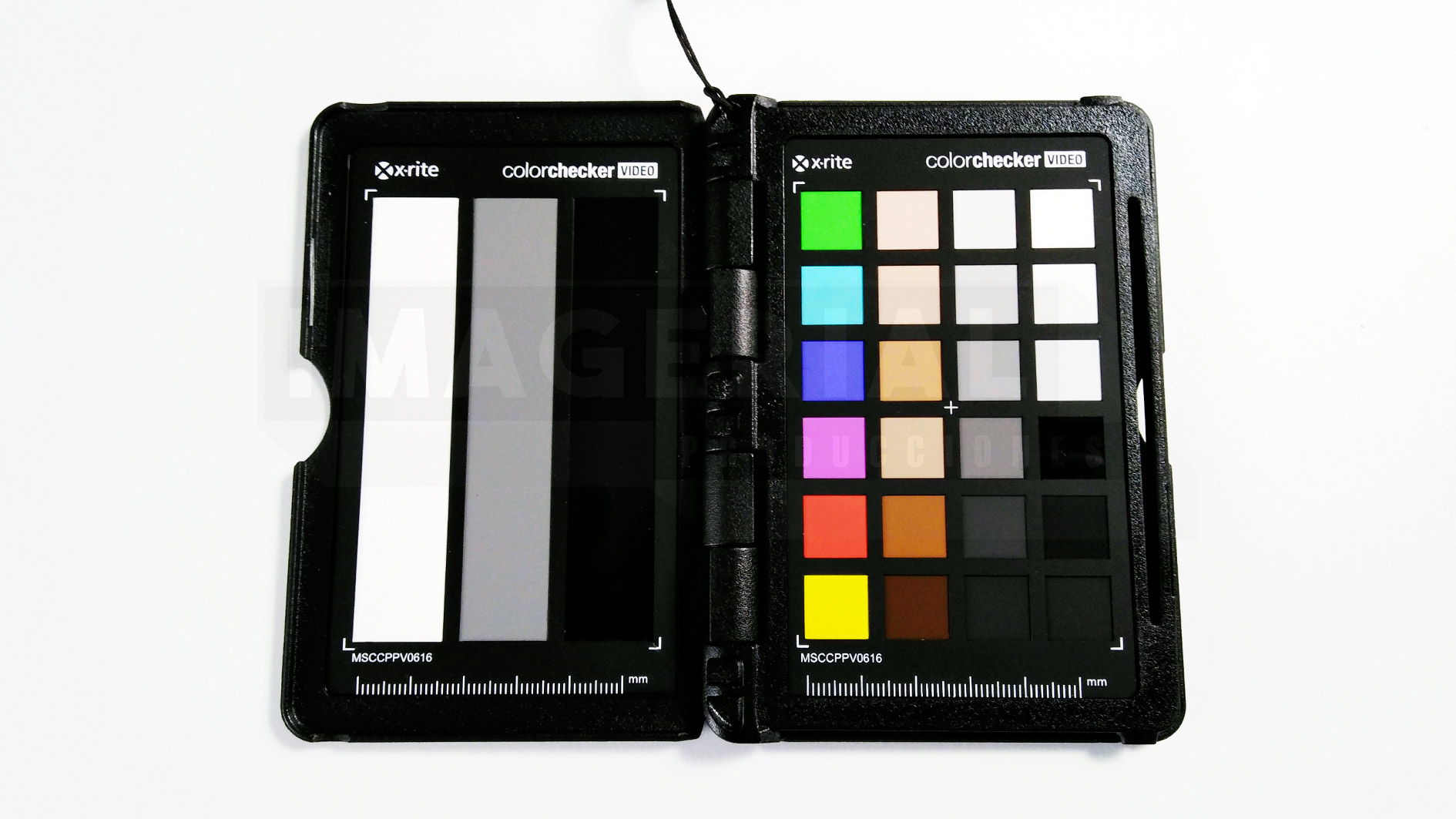 COLORCHECKER PASSPORT VIDEO DE X-RITE. ALQUILER DE EQUIPOS AUDIOVISUALES EN MADRID. IMAGERIAL PRODUCCIONES.