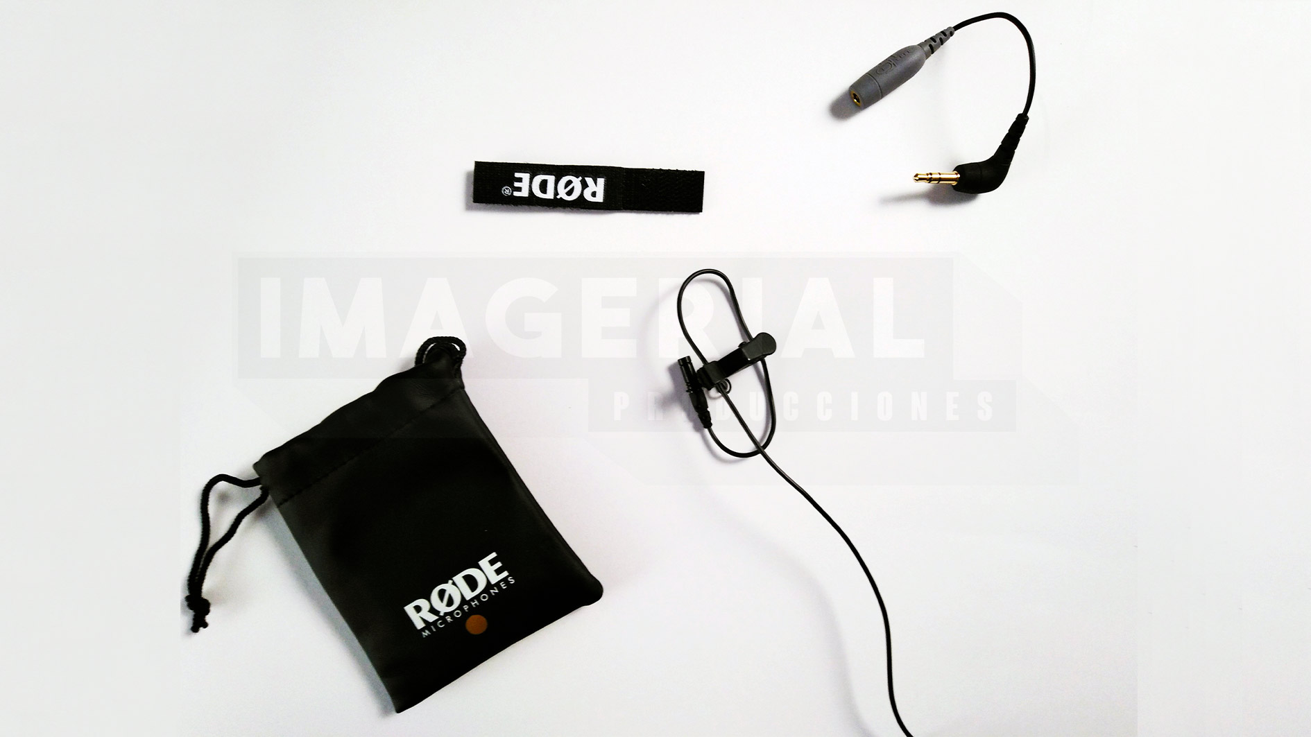 RODE SMARTLAV + CON ADAPTADO RODE SC3. IMAGERIAL PRODUCCIONES ALQUILER DE EQUIPOS AUDIOVISUALES EN MADRID.
